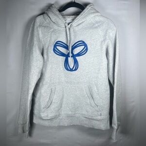 TNA Classic Baltic Hoodie Sweater w/Spiro Logo Graphic - Large in Grey & Blue